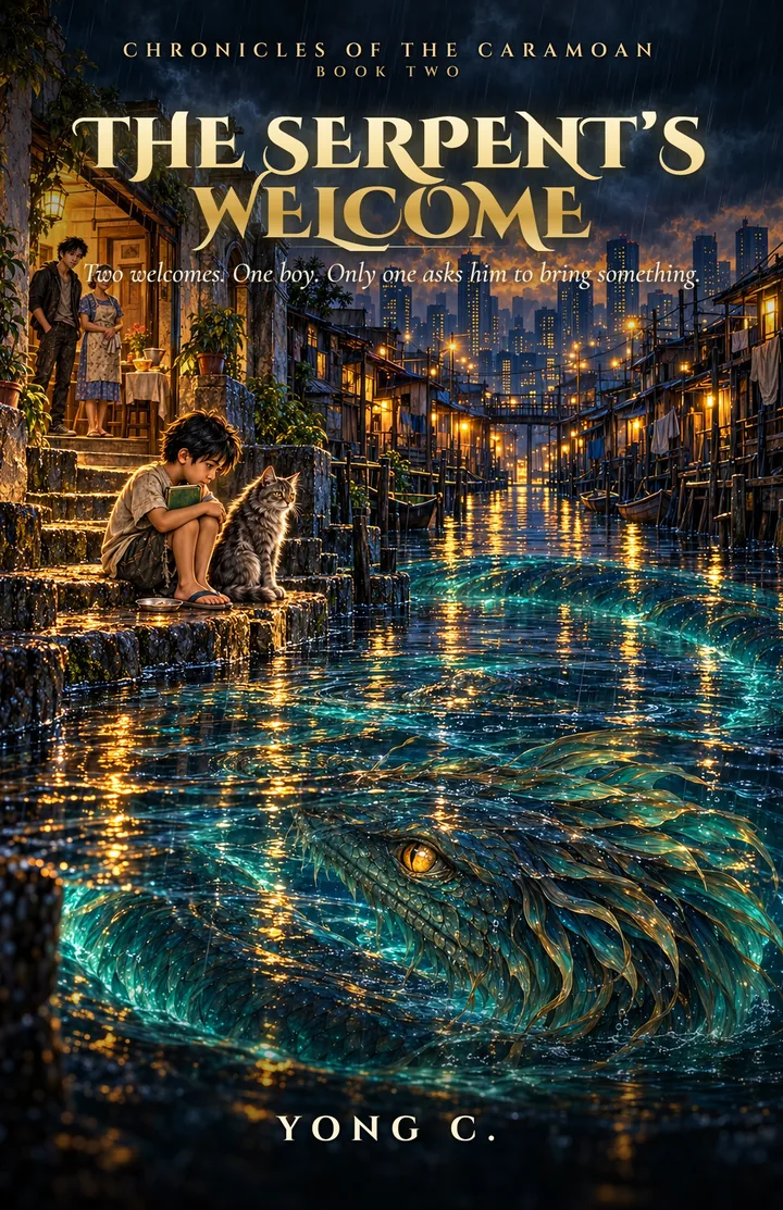Front cover of Book Two, The Serpent's Welcome