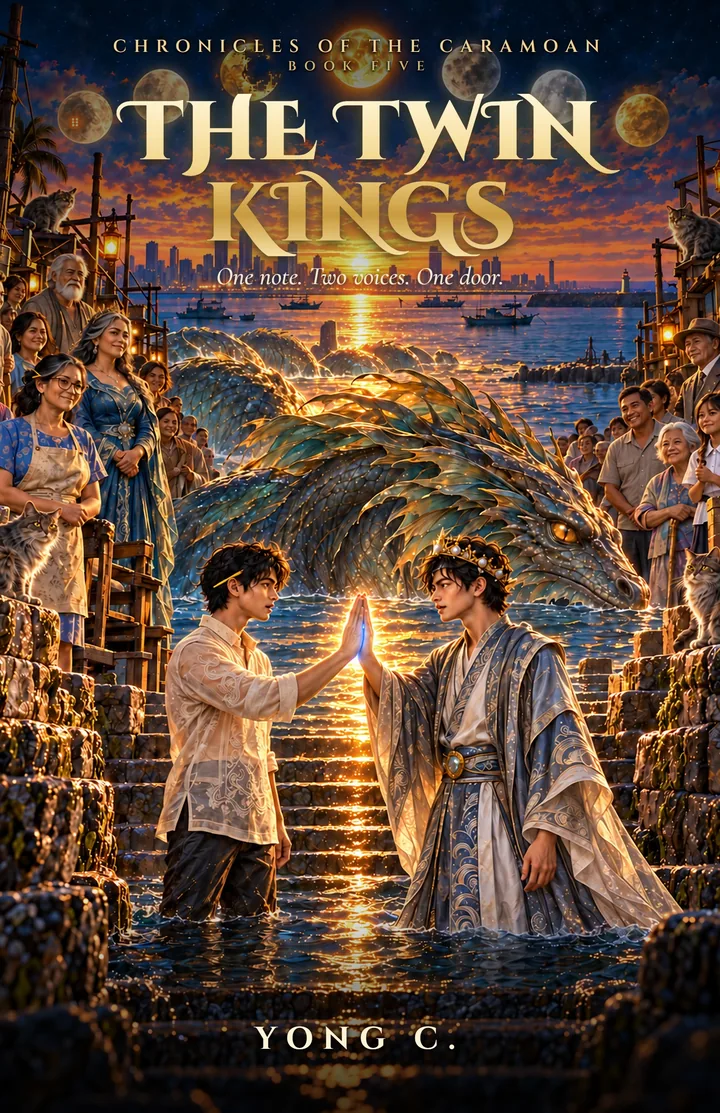 Front cover of Book Five, The Twin Kings